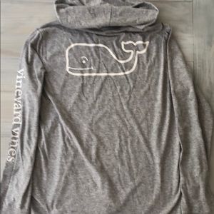 Vineyard vines long sleeve with hood